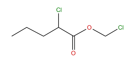 Chloromethyl 2-chloropentanoate